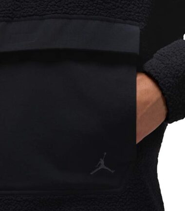 FELPA NIKE JORDAN Flight Sherpa PO Hoodie "Black" - immagine 4