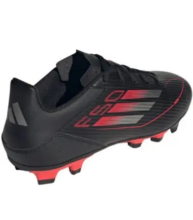 SCARPE ADIDAS F50 CLUB FG/MG CBLACK/IRONMT/LUCRED uomo - immagine 5