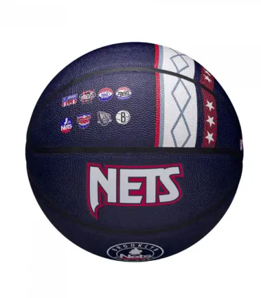 PALLONE WILSON BASKET NBA TEAM CITY COLLECTOR B BROOKLYN NETS - immagine 4