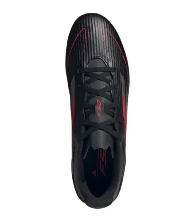 SCARPE ADIDAS F50 CLUB FG/MG CBLACK/IRONMT/LUCRED uomo - immagine 4