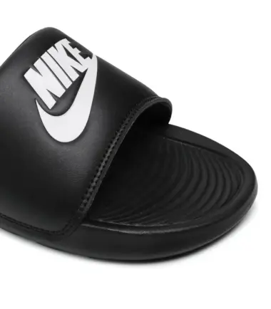 CIABATTE NIKE VICTORI ONE SLIDE BLACK WHITE - immagine 3