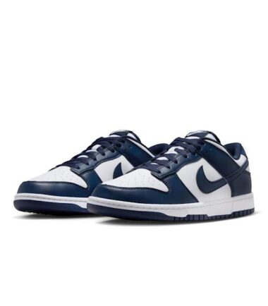 SCARPE NIKE DUNK LOW NAVY uomo - immagine 4