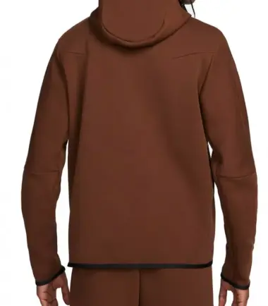 FELPA NIKE TECH FLEECE CACAO uomo - immagine 2