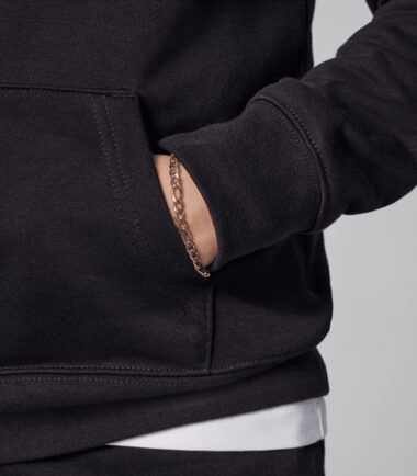FELPA JORDAN BASELINE BLACK RED LOGO bambino - immagine 5