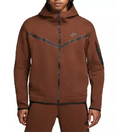 FELPA NIKE TECH FLEECE CACAO uomo - immagine 1