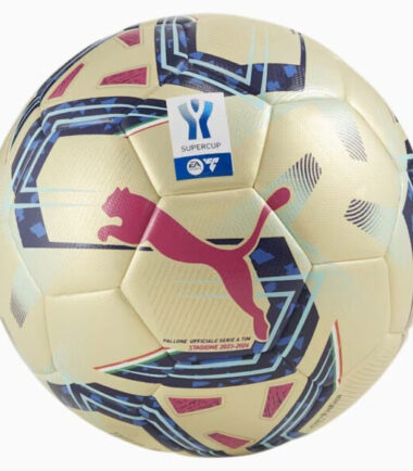PALLONE PUMA ORBITA SERIE A GOLD BLUE SUPERCOPPA 2024 - immagine 1
