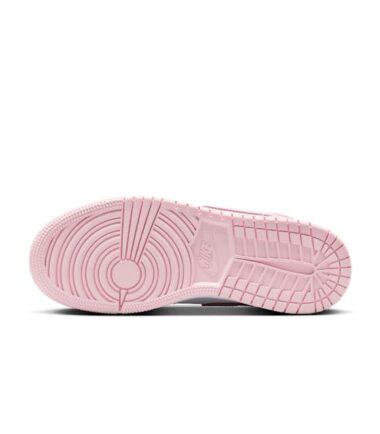 SCARPE NIKE AIR JORDAN 1 MID GS PINK FOAM/WHTIE-FIRE RED - immagine 5
