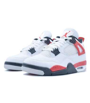 SCARPE NIKE AIR JORDAN 4 GS "cement red" - immagine 4