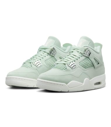 SCARPE JORDAN 4 RETRO DONNA SEAFOM /SAIL-METALLIC SILVER - immagine 4