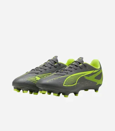 SCARPE PUMA ULTRA 5 PLAY FG/AG MATTE AGED SILVER - YELLOW UOMO - immagine 5