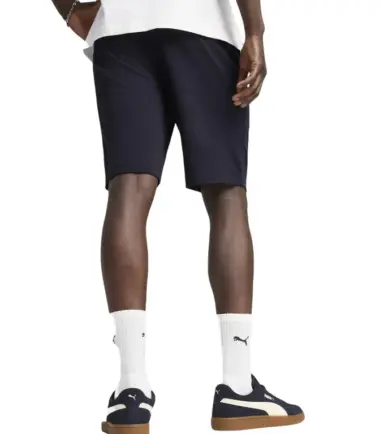 PANTALONCINO PUMA ESS NO.1 LOGO JERSEY, NEW NAVY cotone uomo - immagine 3