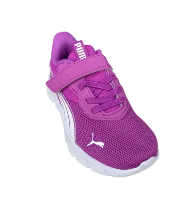 SCARPE PUMA BAMBINO FLEX FOCUS MODERN AC+, WILD BERRY-PUMA WHITE - immagine 4