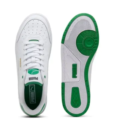 SCARPE PUMA CA MATCH, PUMA WHITE - ARCHIVE GREEN UOMO - immagine 3
