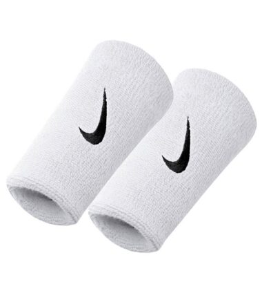 POLSINI NIKE SWOOSH DW WRAISTBAND WHITE - immagine 1