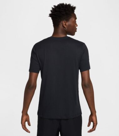 T-SHIRT NIKE UOMO DRI-FIT RUNNING BLACK - immagine 2