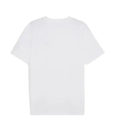 T-SHIRT PUMA ESS SMALL NO.1 LOGO, PUMA WHITE uomo - immagine 2