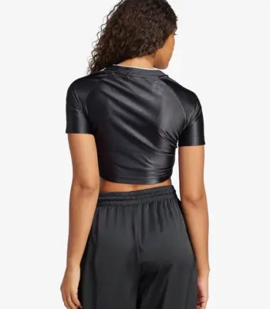 TOP ADIDAS TEAMGEIST BLACK DONNA - immagine 5