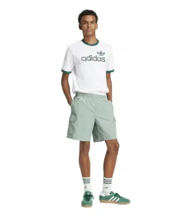 PANTALONCIno ADIDAS ESS WOVEN SILGREEN UOMO - immagine 4
