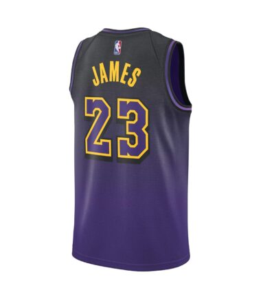 CANOTTA NIKE Los Angeles Lakers CE Swingman Jersey "James" - immagine 2