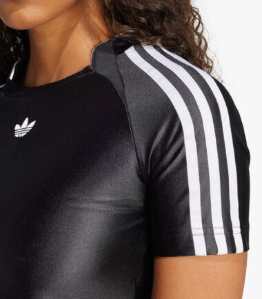 TOP ADIDAS TEAMGEIST BLACK DONNA - immagine 3