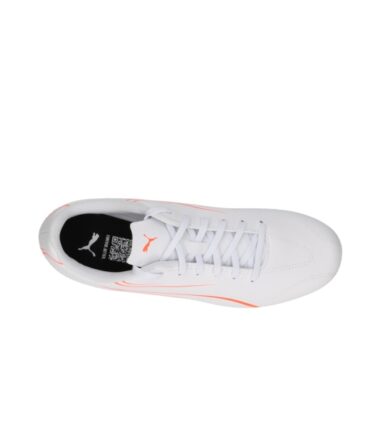 SCARPE PUMA VITORIA FG/AG  PUMA WHITE-GLOWING RED  uomo - immagine 5