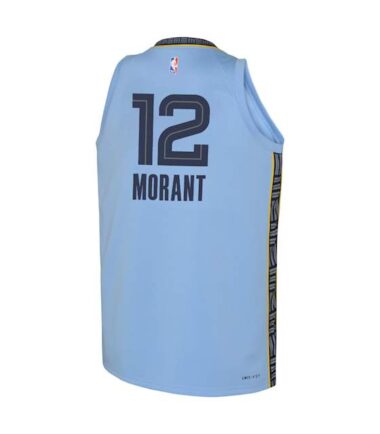 CANOTTA NIKE JORDAN Memphis Grizzlies Statement Swingman Jersey "Morant" Kids - immagine 2