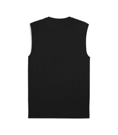 CANOTTA PUMA ESS NO.1 LOGO SLEEVELESS, PUMA BLACK UOMO - immagine 2
