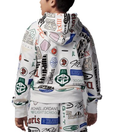 FELPA JORDAN BAMBINO PRINTED, FRENCH TERRY - immagine 2