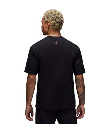 T-SHIRT NIKE JORDAN AJ1 Patch SS Tee "Black" - immagine 2