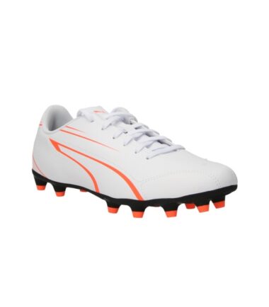 SCARPE PUMA VITORIA FG/AG  PUMA WHITE-GLOWING RED  uomo - immagine 2