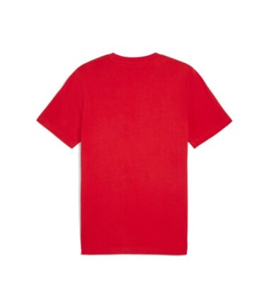 T-SHIRT PUMA ESS TAPE TEE, FOR ALL TIME RED uomo - immagine 2