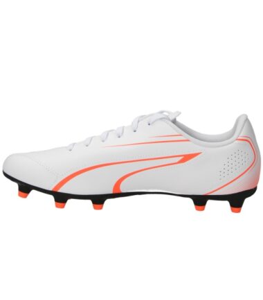 SCARPE PUMA VITORIA FG/AG  PUMA WHITE-GLOWING RED  uomo - immagine 3