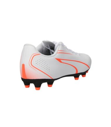 SCARPE PUMA VITORIA FG/AG  PUMA WHITE-GLOWING RED  uomo - immagine 4