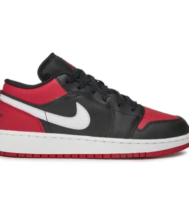 SCARPE Air jordan 1 low alternate bred toe gs - immagine 1