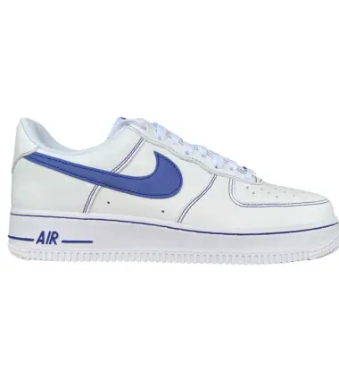 SCARPE NIKE Air Force 1 '07 LBV Bianco Azzurro UOMO - immagine 1