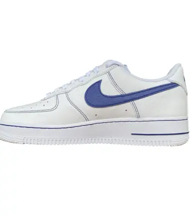 SCARPE NIKE Air Force 1 '07 LBV Bianco Azzurro UOMO - immagine 2