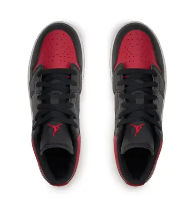 SCARPE Air jordan 1 low alternate bred toe gs - immagine 3