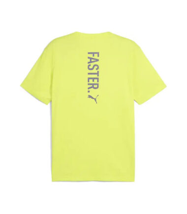 T-SHIRT PUMA UOMO GRAPHICS RUNNNG FAS, LEMON SHERBERT - immagine 2
