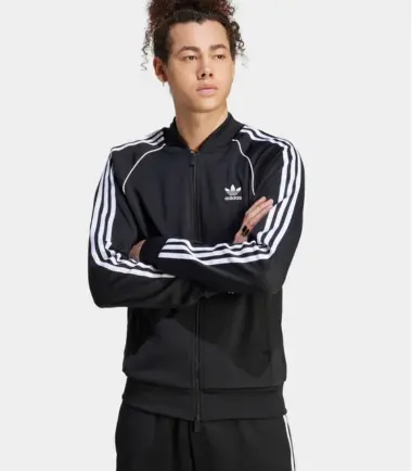 FELPA ADIDAS ZIP Track jacket adicolor Classics SST UOMO - immagine 2