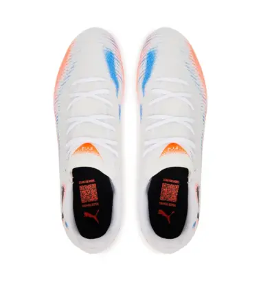 SCARPE PUMA FUTURE 8 PLAY FG/AG WHITE BLACK UOMO - immagine 5