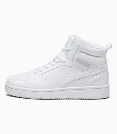 SCARPE PUMA REBOUND V6 MID, WHITE LIGHT GREY - immagine 1