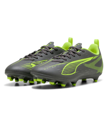 SCARPE PUMA ULTRA 5 PLAY FG/AG SILVER-YELLOW-AGED SILVER junior - immagine 4