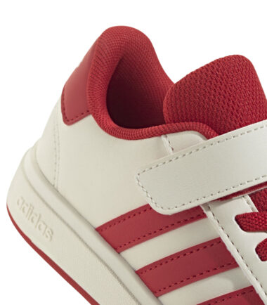 SCARPE ADIDAS GRAND COURT 2.0 EL C WHITE RED - immagine 5