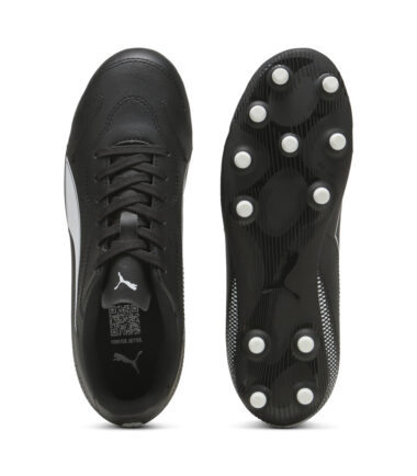 SCARPE PUMA VITORIA II FG/AG JR, PUMA BLACK PUMA WHITE calcio bambino junior - immagine 3