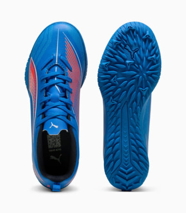 SCARPE PUMA ULTRA 6 PLAY TT jr BLUE WHITE calcetto bambino junior - immagine 3