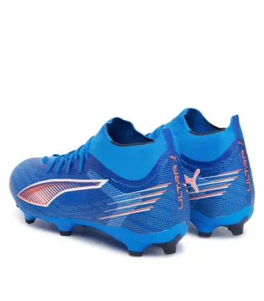 SCARPE PUMA ULTRA 6 MATCH + FG/AG BLUE WHITE calcio uomo - immagine 3