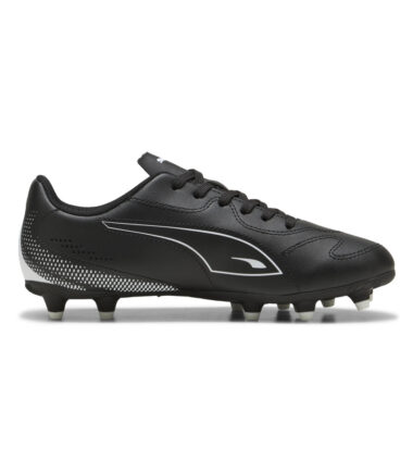 SCARPE PUMA VITORIA II FG/AG JR, PUMA BLACK PUMA WHITE calcio bambino junior - immagine 4