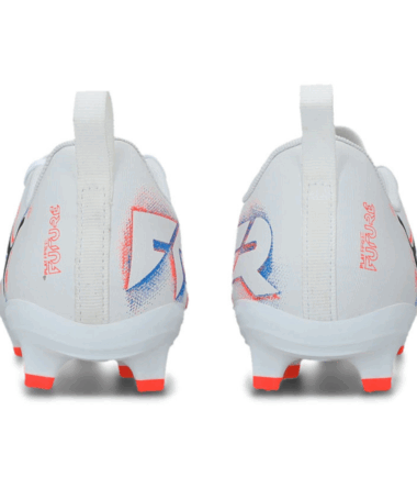 SCARPE PUMA FUTURE 8 PLAY FG/AG PUMA WHITE PUMA BLACK 25/26 JR calcio bambino junior - immagine 4