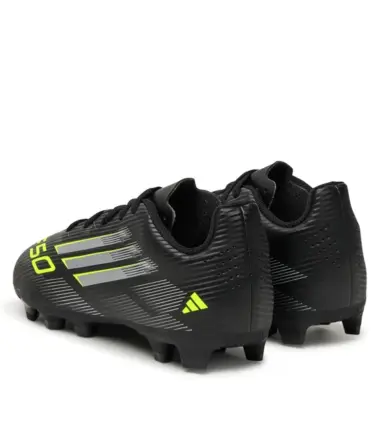 SCARPE ADIDAS F50 CLUB FG/MG jr BLACK IRON calcio bambino junior - immagine 3