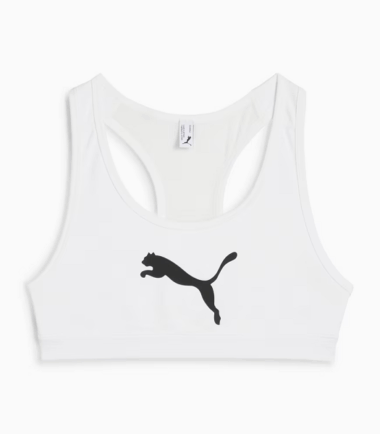 REGGISENO PUMA 4KEEPS BRA WHITE BLACK - immagine 1